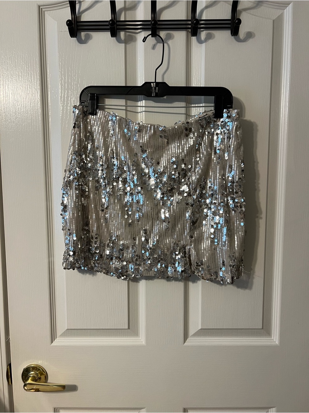 Madden NYC Sequin Mini Skirt